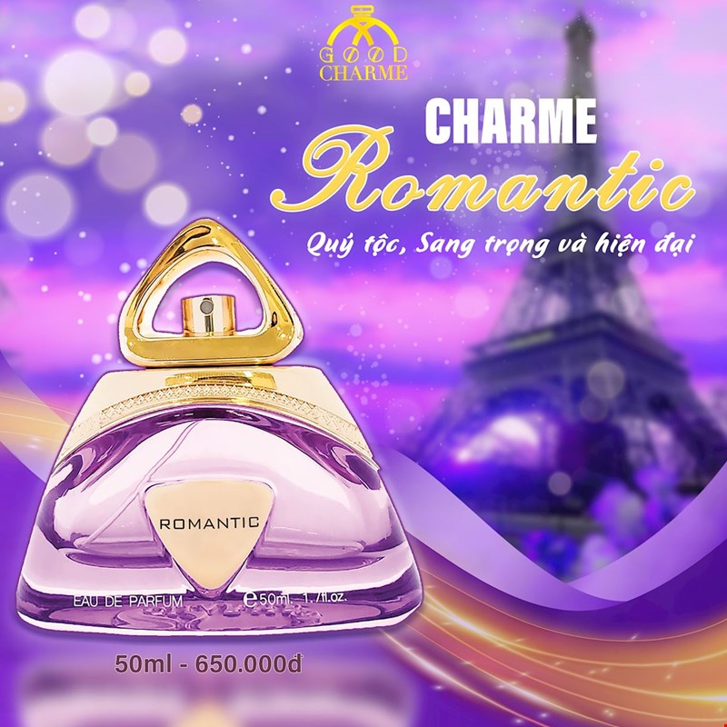 Nước hoa Charme Romantic Qúy tộc - Sang trọng - Hiện đại