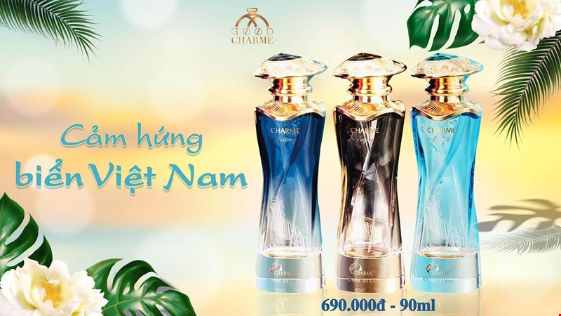 ẤN TƯỢNG VỚI 3 MẪU NƯỚC HOA NỮ GOODCHARME LẤY CẢM HỨNG TỪ BIỂN