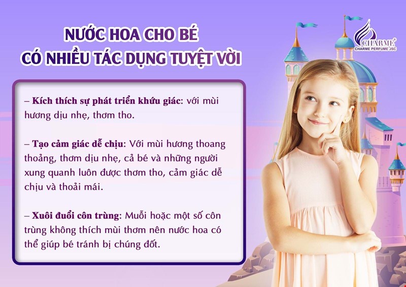 Thế nào là nước hoa tốt cho trẻ em