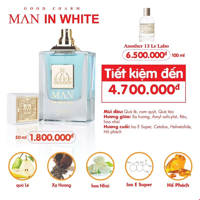 Goodcharme Man In White 50ml